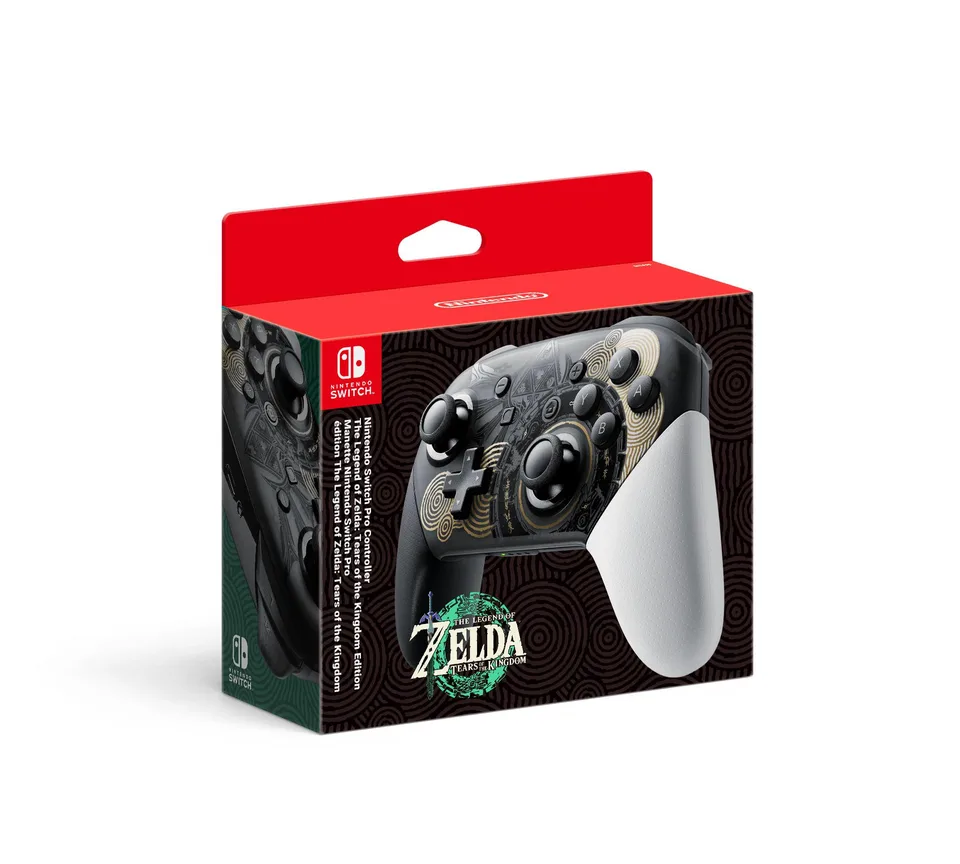Nintendo Switch Pro Controller - Legend of Zelda: Tears of the Kingdom Edition — produktfoto