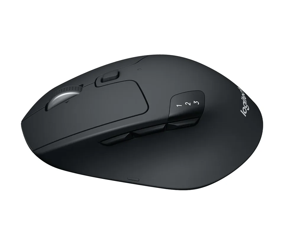 Logitech – M720 Triathlon Bluetooth Optical Black Mus — produktfoto