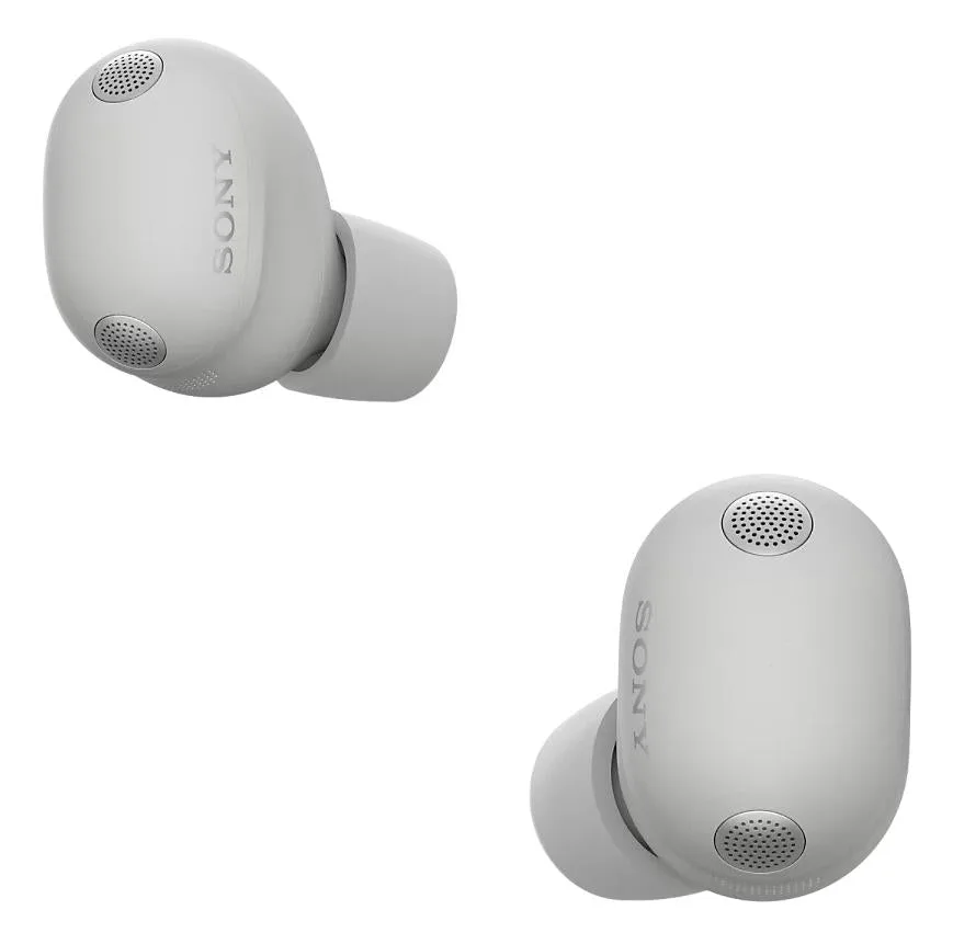 Sony WF-1000XM6 – trådløse in-ear-øretelefoner med støjreduktion – sølv Headset — produktfoto