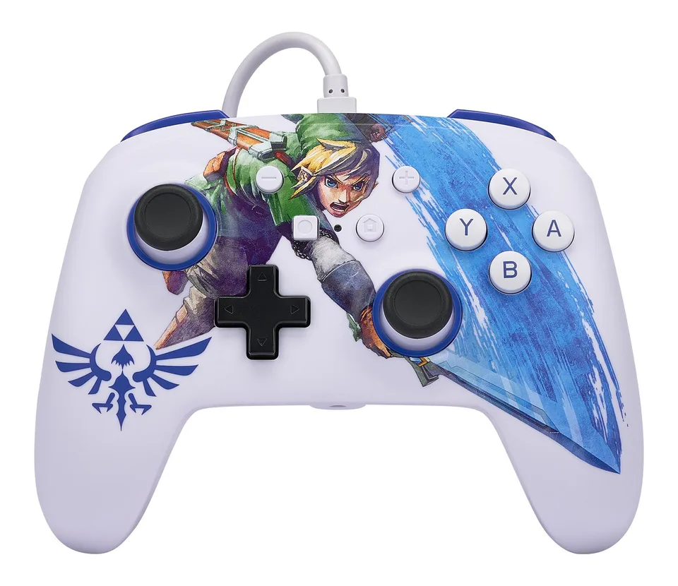 PowerA NSW ENH Wired Controller - Master Sword Attack /Nintendo Switch — produktfoto