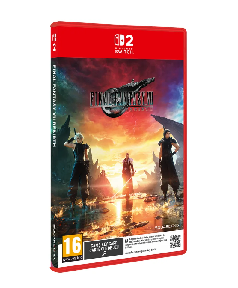 Final Fantasy VII Rebirth - Day One Edition med Magic: The Gathering-promokort - Nintendo Switch 2 — produktfoto