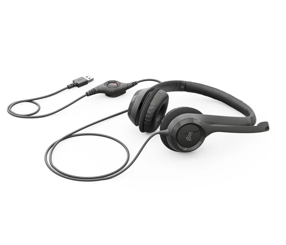 Logitech - H390 USB Headset black — produktfoto