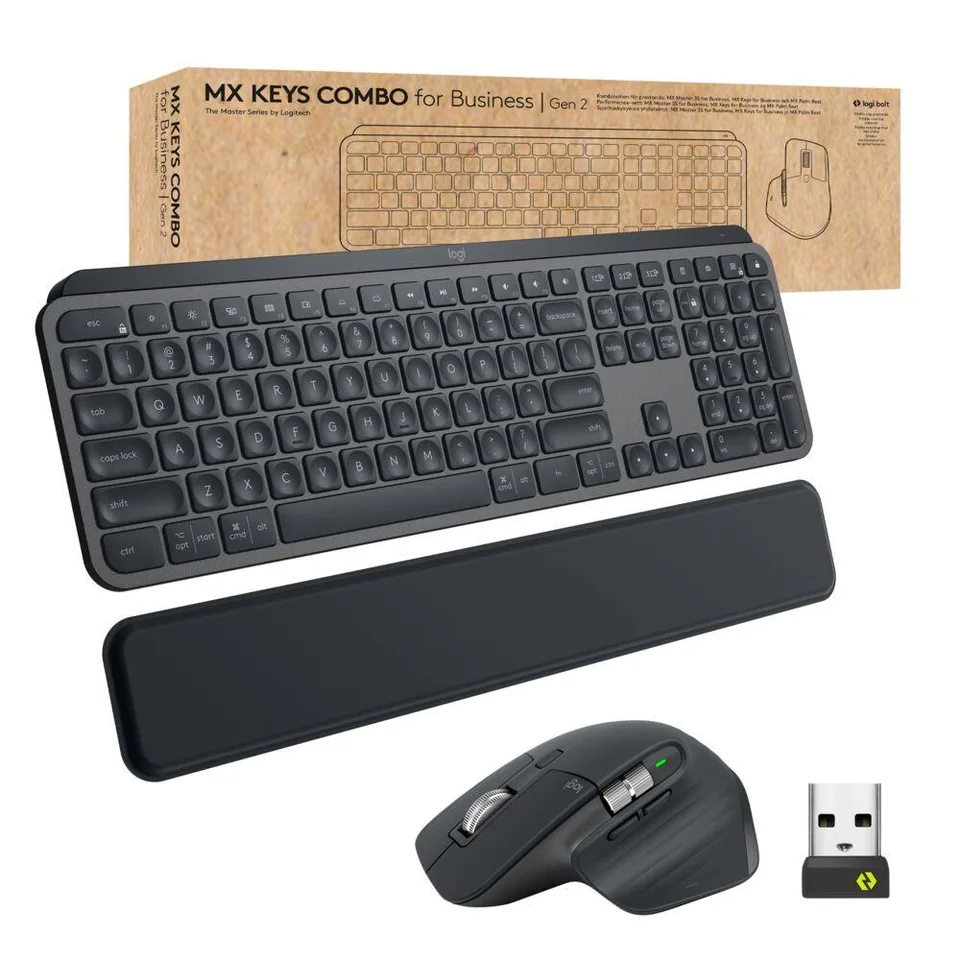 Logitech MX Keys Combo for Business Tastatur og mus - Trådløs — produktfoto