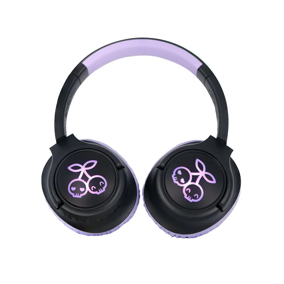 OTL Kuromi trådløse høretelefoner til børn med LED-lys Headset — produktfoto