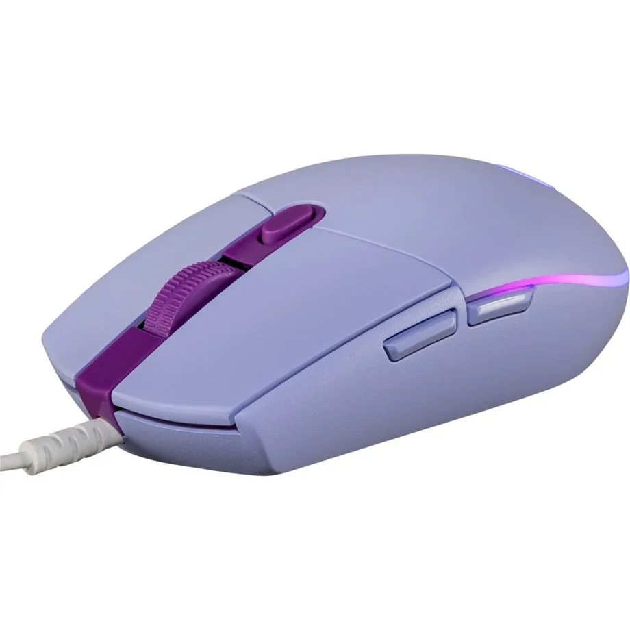 Logitech G203 Lilla – Gaming Mus — produktfoto