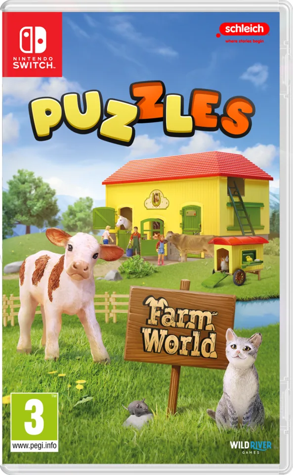 Schleich Puzzles FARM WORLD - Nintendo Switch — produktfoto