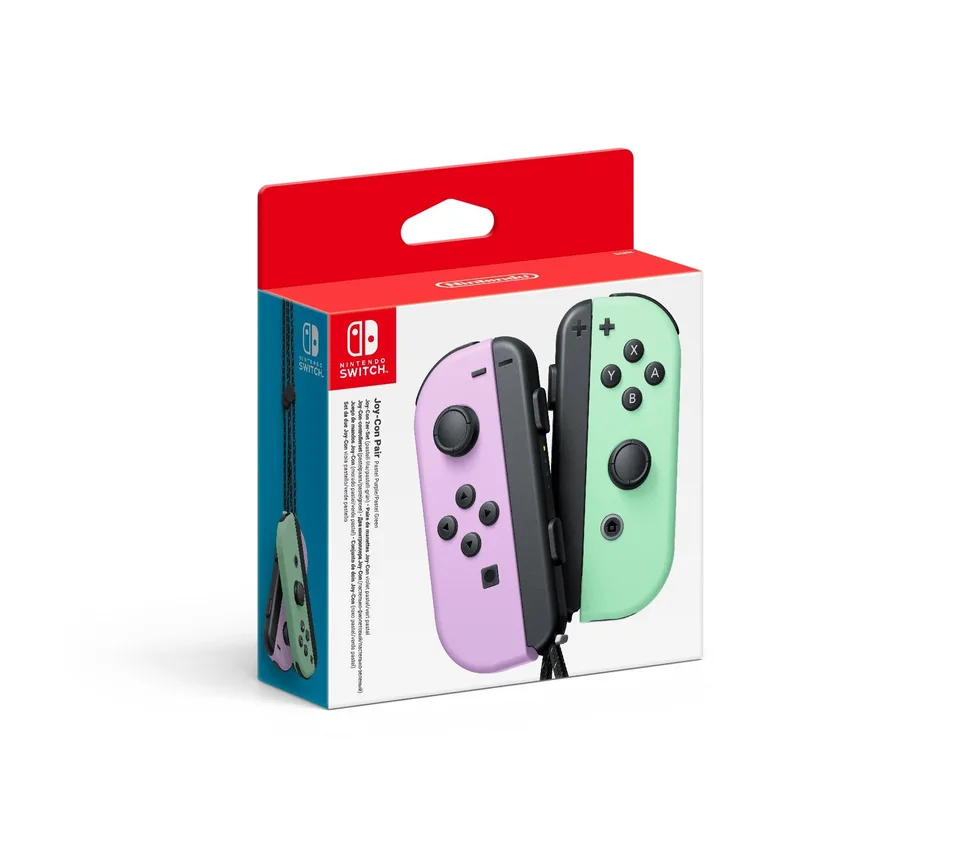 Joy Con Pair Pastel Lilla/Pastel Grøn — produktfoto