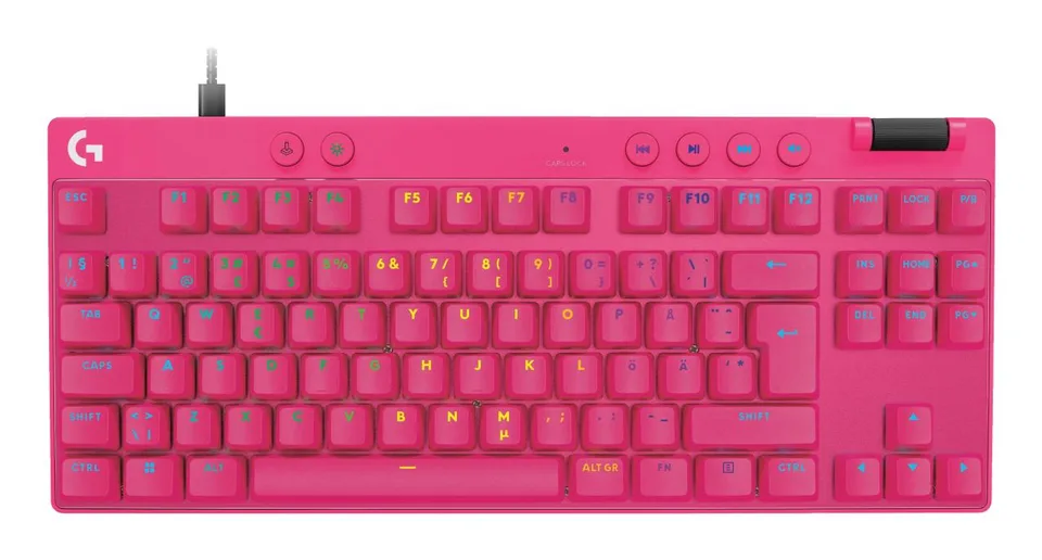 Logitech G - PRO X TKL RAPID tenkeyless gaming Tastatur — produktfoto