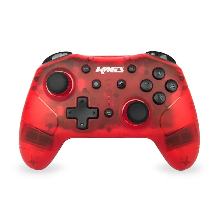 KMD Nintendo Switch Pro Trådløs Controller Rød — produktfoto