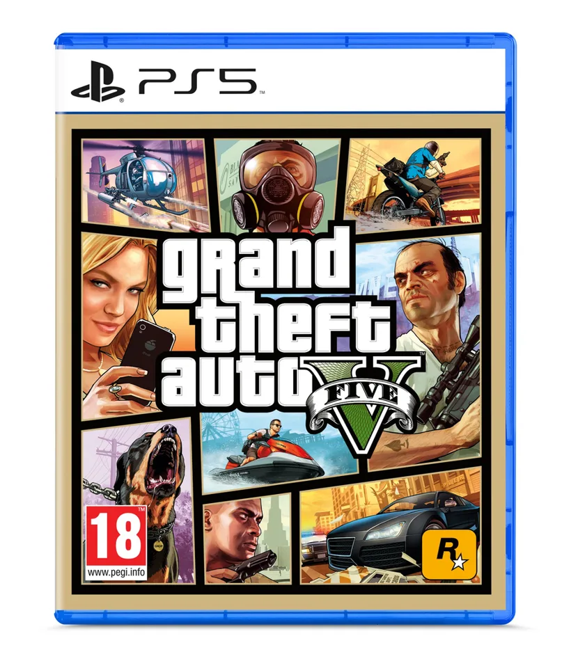 Grand Theft Auto V (GTA 5) - PlayStation 5 — produktfoto
