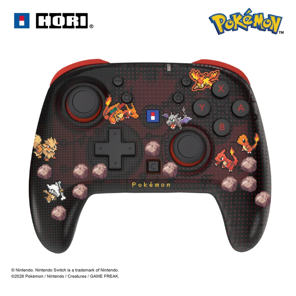 HORI NSX-198E Trådløs Controller - Rød/Sort — produktfoto