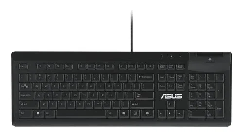ASUS KU100 Smart Card USB-tastatur - sort — produktfoto