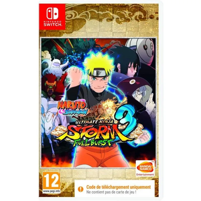 Naruto Ultimate Ninja Storm 3 Full Burst (Code in Box) - Nintendo Switch — produktfoto