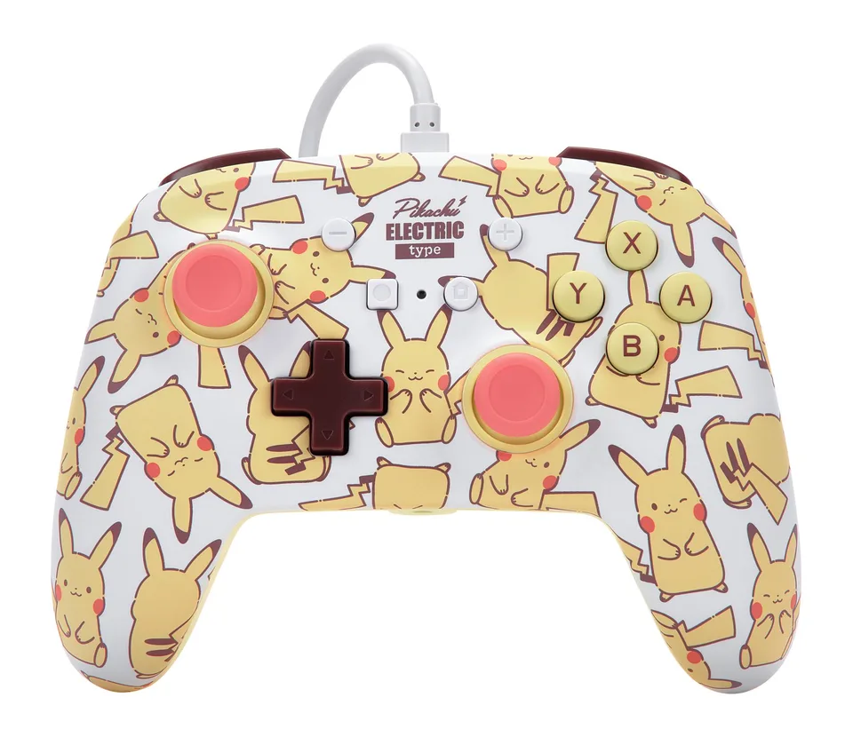 PowerA NSW Enhanced kablet Controller - Pikachu Blush — produktfoto