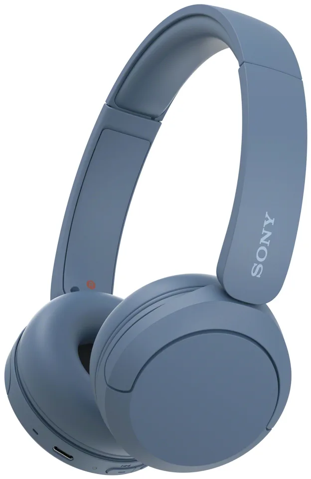 Sony – WH-CH520 Trådløse On-Ear Høretelefoner – Blå — produktfoto