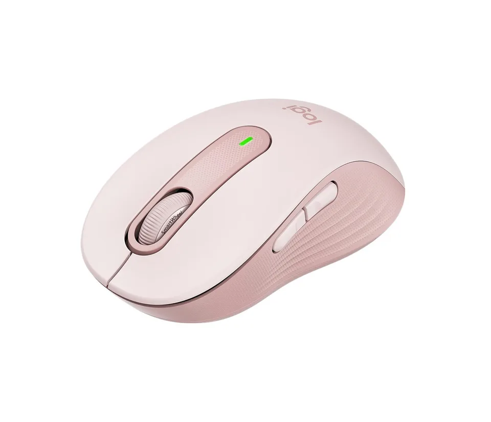 Logitech - M650 Signature - Wireless Mouse - Rosa Mus — produktfoto