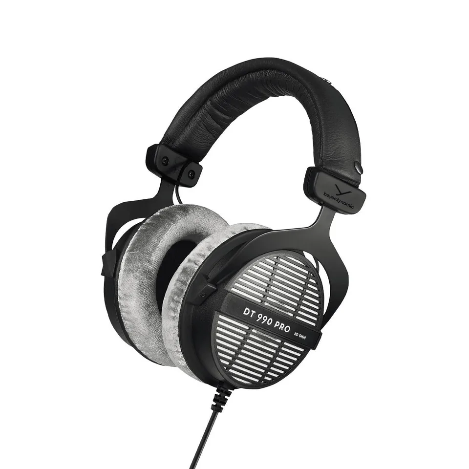 Beyerdynamic DT 990 PRO 80 ohm over-ear høretelefoner - sort Headset — produktfoto