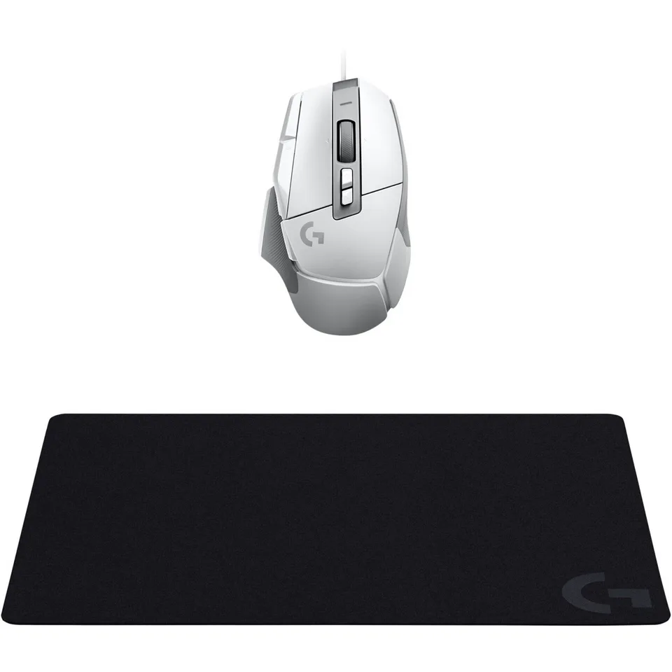 Logitech G502 X – Hvid – inkl G240 Musemåtte — produktfoto