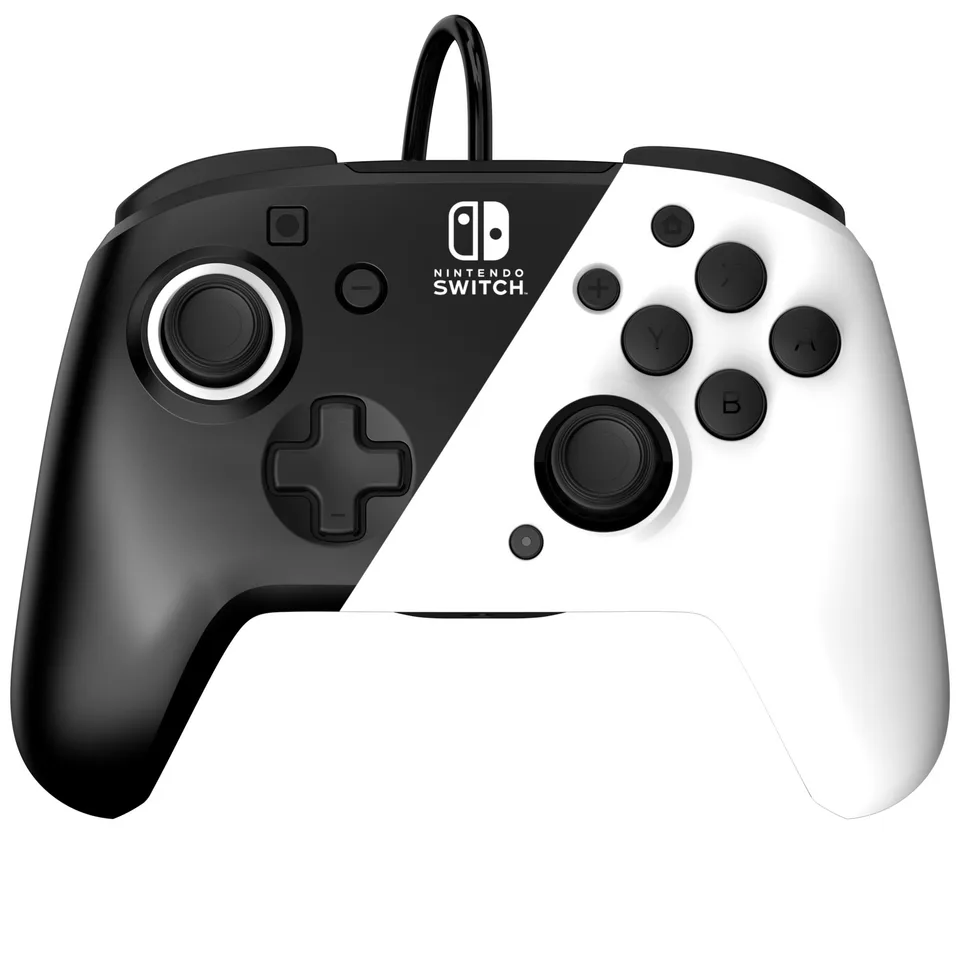 Faceoff Deluxe+ Audio Kablet Controller - Sort/Hvid — produktfoto