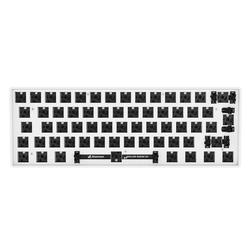 Sharkoon SGK50 S4 Barebone - hvid, ISO Tastatur — produktfoto