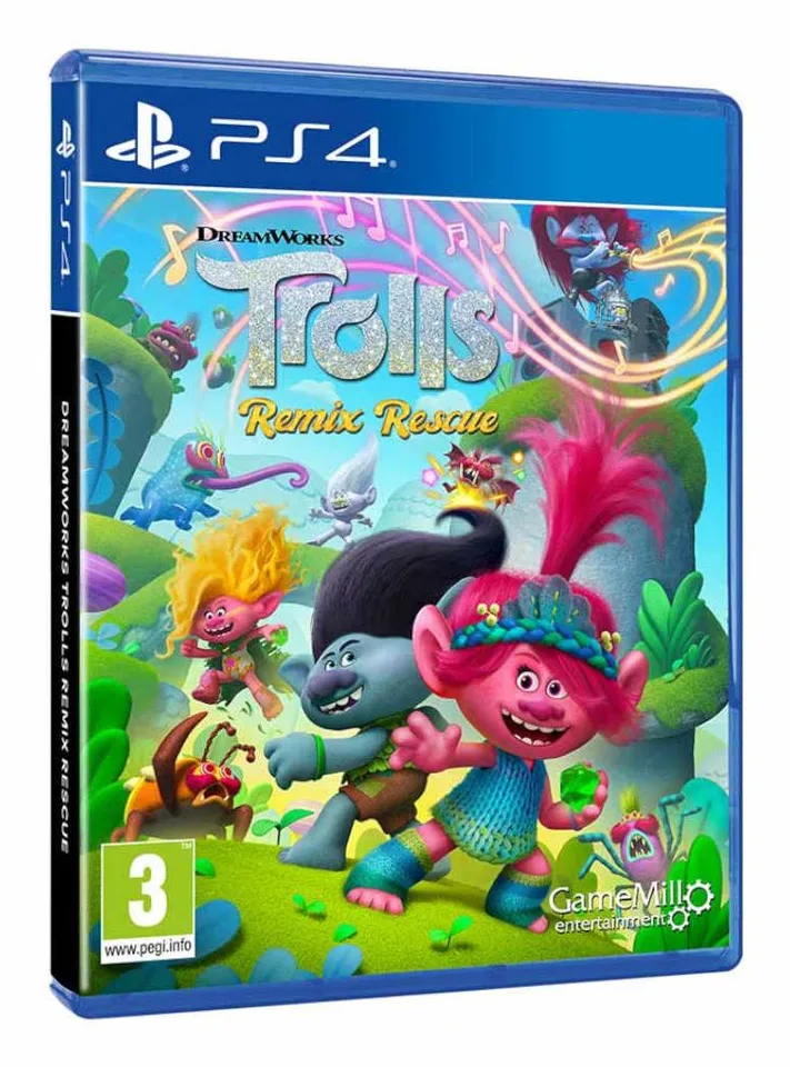 DreamWorks Trolls Remix Rescue playstation 4 — produktfoto