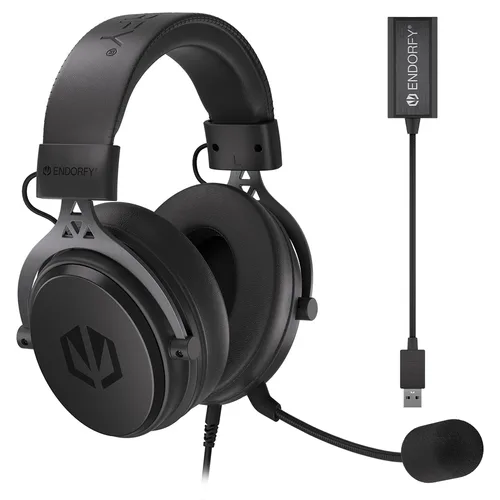 ENDORFY VIRO Plus USB Gaming Headset - Sort — produktfoto