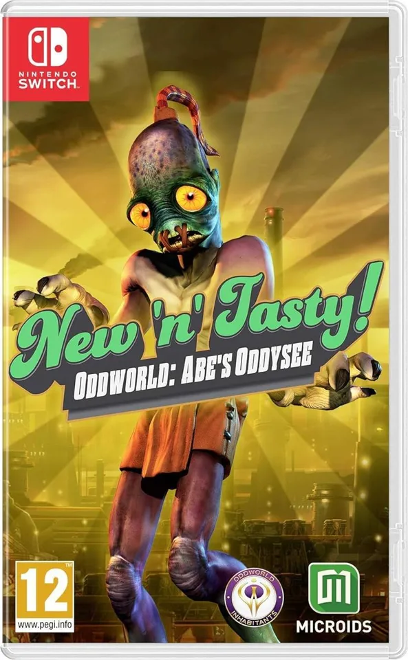 Oddworld: New ‘n’ Tasty (Code in Box) - Nintendo Switch — produktfoto