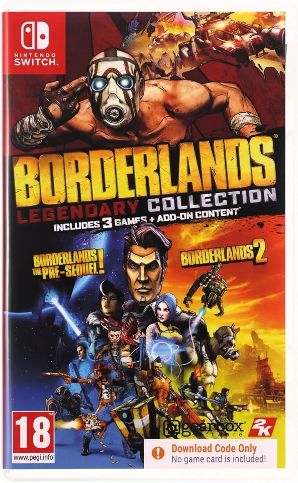 Borderlands Legendary Collection Switch Code in a Box – Nintendo Switch — produktfoto