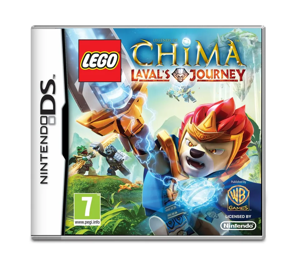 LEGO Legends of Chima - Lavals Rejse nintendo DS spil — produktfoto