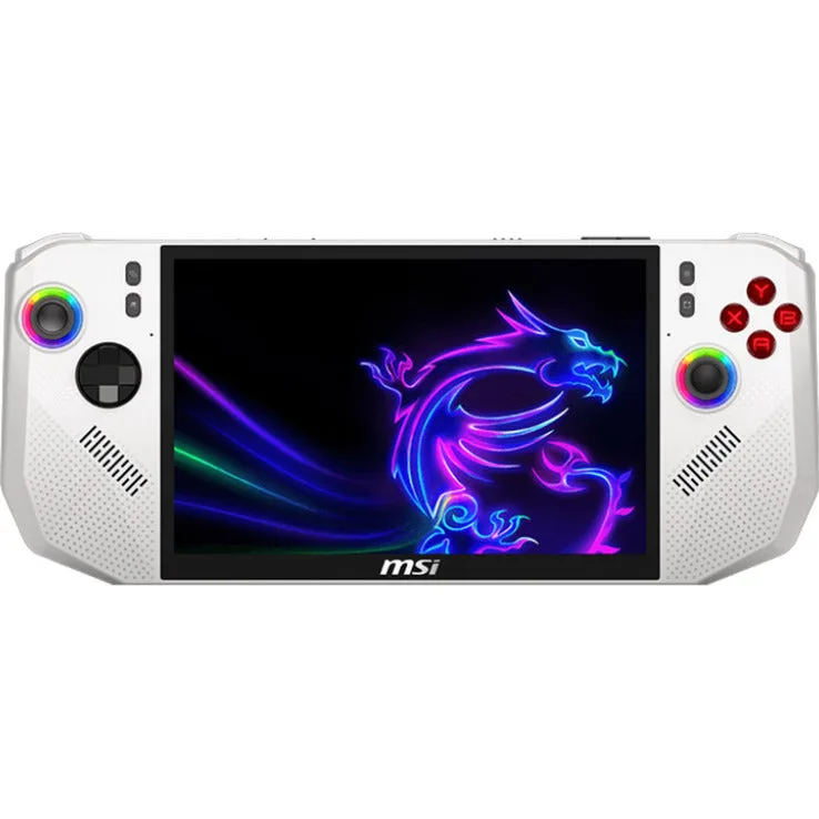 MSI Claw A8 BZ2EM-036 Polar Tempest - Hvid — produktfoto