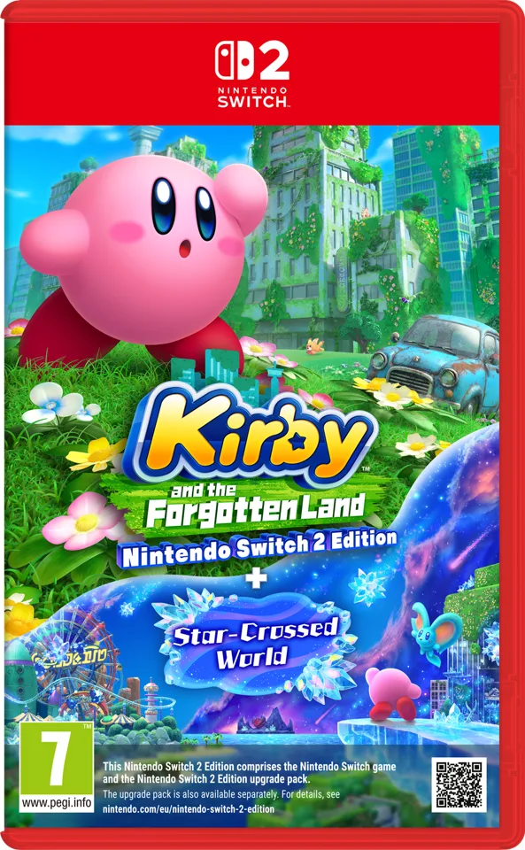 Kirby and the Forgotten Land + Star-Crossed World (Switch 2) – Nintendo Switch 2 — produktfoto