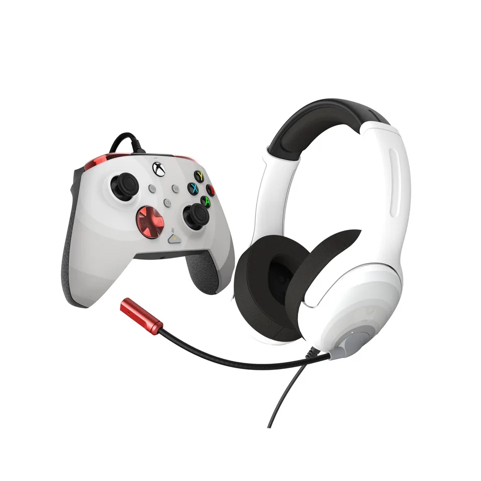 PDP Rematch & Airlite Radial Hvid Bundle Licensed Xbox — produktfoto