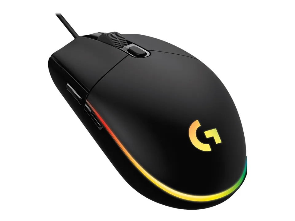 Logitech Gaming Mouse G102 LIGHTSYNC Optisk Kabling Sort Mus — produktfoto