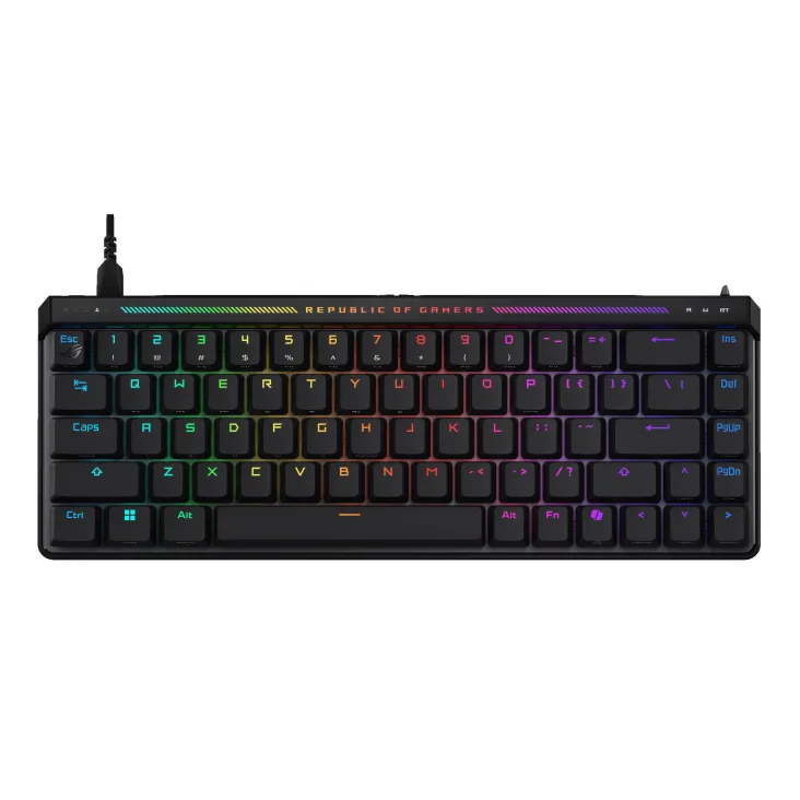 ASUS ROG Falchion Ace HFX - Fransk AZERTY - Sort Tastatur — produktfoto