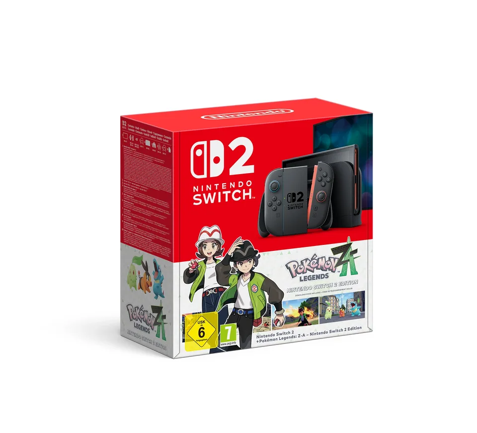 Nintendo Switch 2 + Pokémon Legends: Z-A – Nintendo Switch 2 Edition Bundle — produktfoto