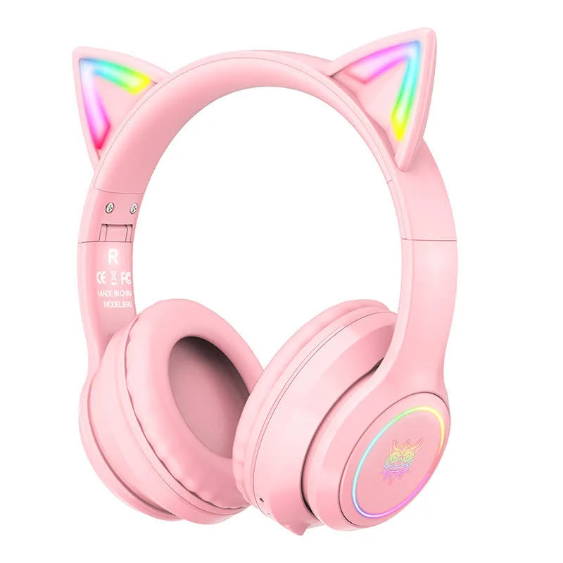 ONIKUMA B90 Trådløse Hovedtelefoner med Katteører Headset — produktfoto