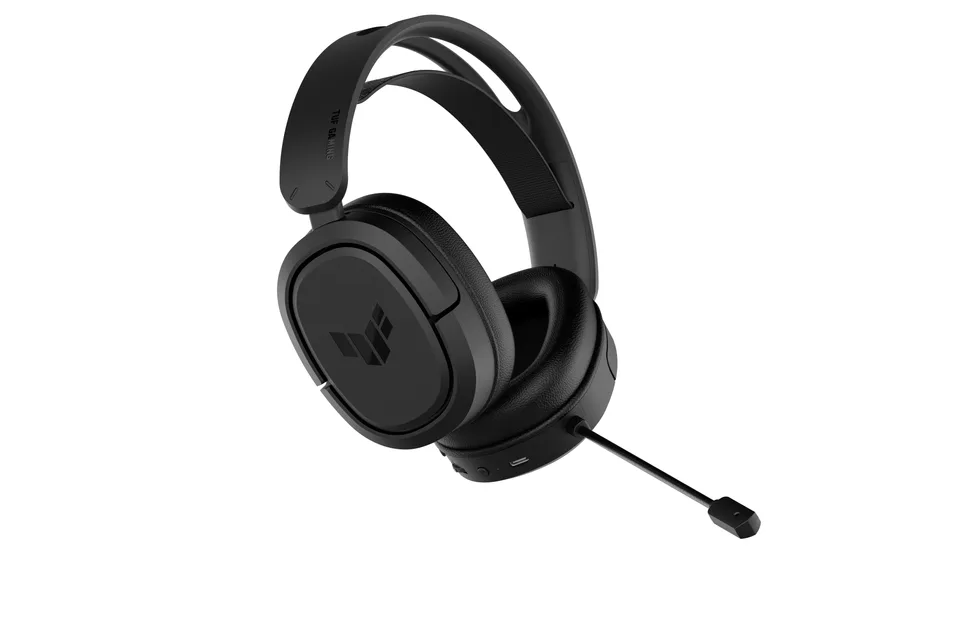 ASUS TUF H1 Wireless Gaming Headset for PC, MAC, PS4/PS5, Xbox, Nintendo, Mobilde devices - Black — produktfoto
