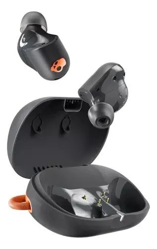 Skullcandy Sesh ANC Active trådløse in-ear høretelefoner - sort/orange Headset — produktfoto
