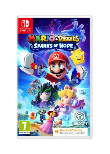 Mario + Rabbids Sparks of Hope Switch Code in a Box – Nintendo Switch — produktfoto