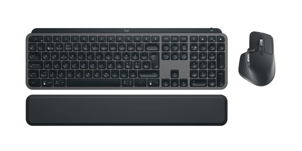Logitech - MX Keys S Performance Combo Keyboard and Mouse Set Tastatur — produktfoto