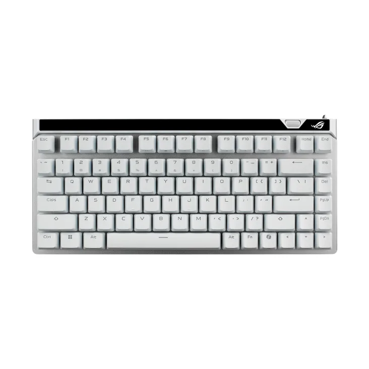 ASUS ROG Falchion Ace 75 HE - Nordic - Hvid Tastatur — produktfoto