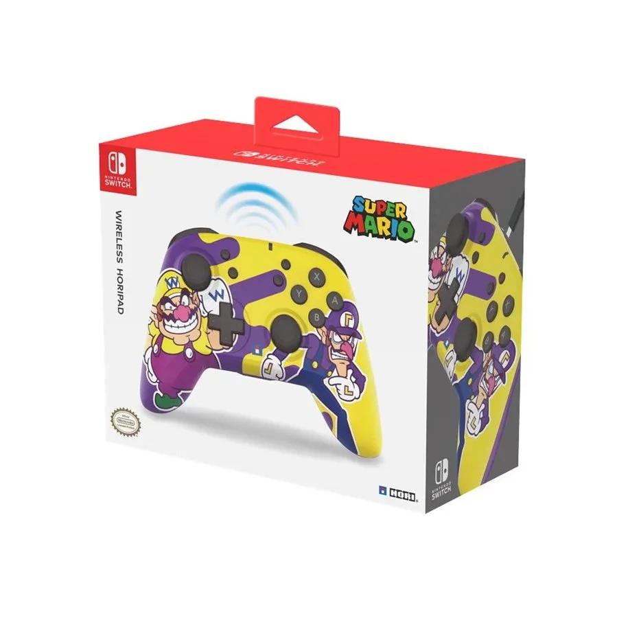 HORI Trådløs HORIPAD (Wario & Waluigi) til Switch og Switch 2 — produktfoto