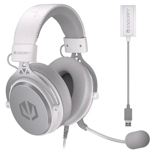 ENDORFY VIRO Plus USB Onyx White Headset — produktfoto