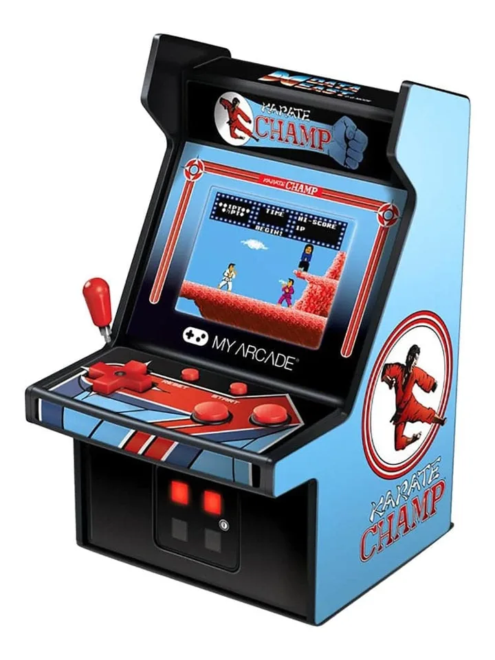 Mini Retro Spillekonsol - Karate Champ — produktfoto