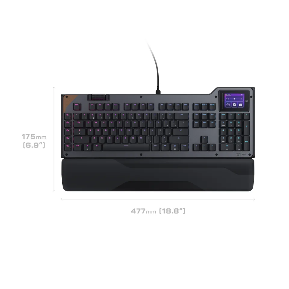 Turtle Beach Command KB5 - Nordic - Sort Tastatur — produktfoto