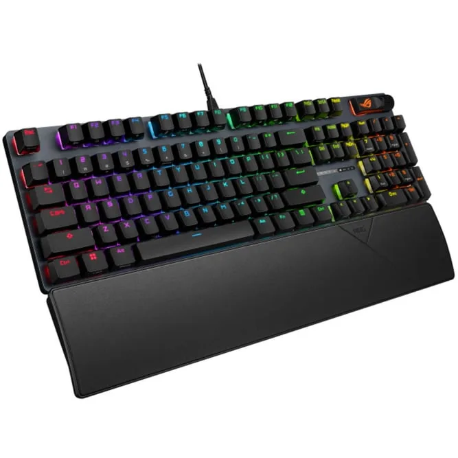 ASUS ROG Strix Scope II X - tastatur - Schweizisk layout - Sort — produktfoto