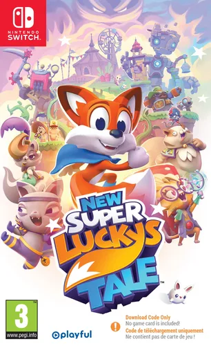 New Super Lucky's Tale Switch Code in a Box – Nintendo Switch — produktfoto
