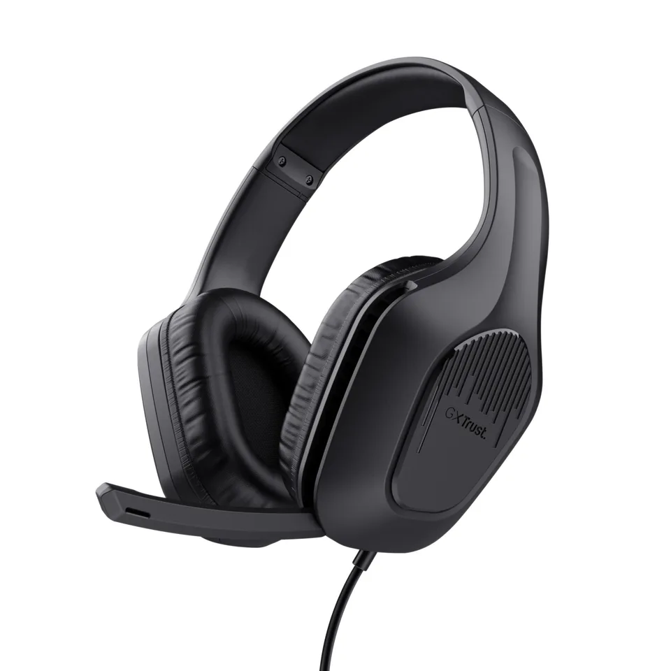TRUST GXT415 ZIROX HEADSET - SORT — produktfoto