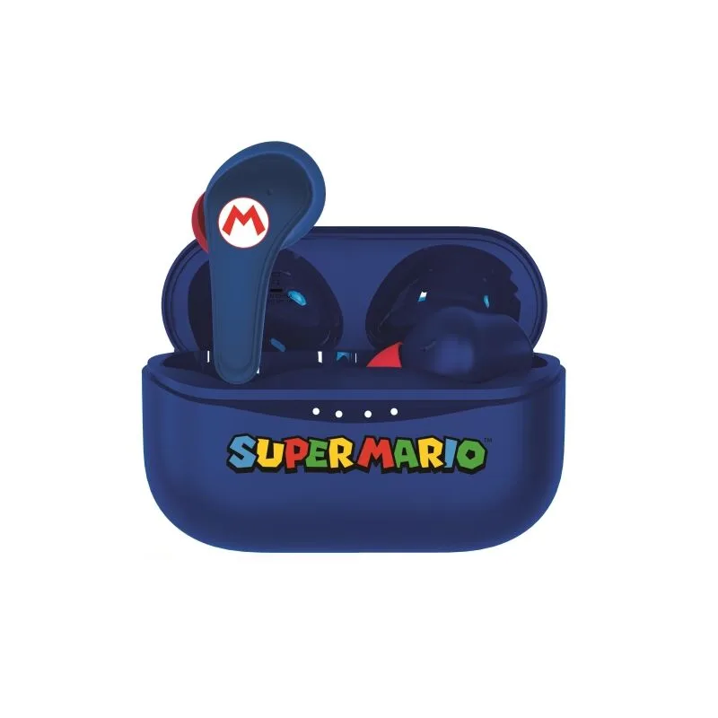Super Mario Blue TWS Earpods Headset — produktfoto