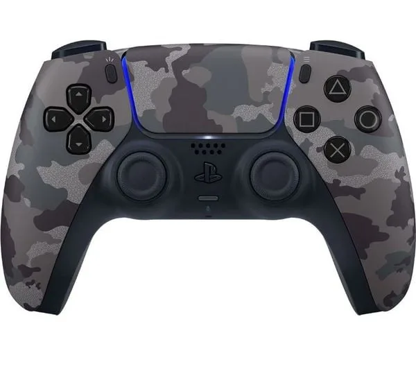 Sony Playstation 5 Dualsense Konsol Grå Kamoflage — produktfoto